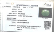 9.14/CT Natural Panna Stone with Govt. Lab Certificate (1221)